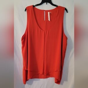 NWT NY Collection Asymmetrical Sleeveless Top Size 3X